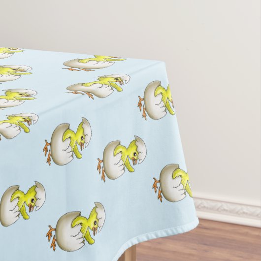 Nappe Le poussin de Pâques nouvellement éclos (In Situ)