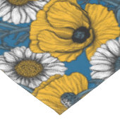 Nappe Le pré en jaune et bleu (Angle)