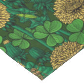 Nappe Le pré en vert et jaune (Angle)