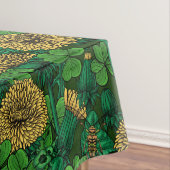 Nappe Le pré en vert et jaune (In Situ)