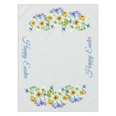 Nappe Le ressort fleurit Joyeuses Pâques (Devant)