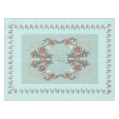 Nappe Le romantisme de la soie avec Monogramme 52" x 70" (Devant (Horizontal))