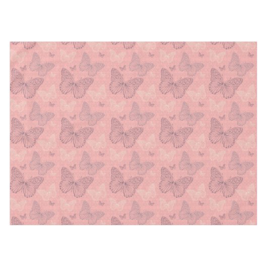 Nappe Le rose de papillon (Devant (Horizontal))