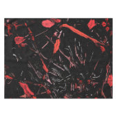 Nappe Le rouge éclabousse, l'art abstrait, peinture sur (Devant (Horizontal))
