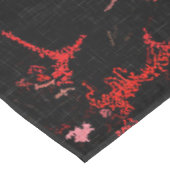 Nappe Le rouge éclabousse, l'art abstrait, peinture sur (Angle)