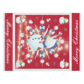 Nappe Le Snowman de Glittery (Devant (Horizontal))