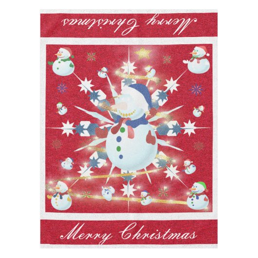 Nappe Le Snowman de Glittery (Devant)