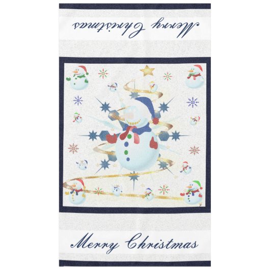 Nappe Le Snowman de Glittery (Devant)