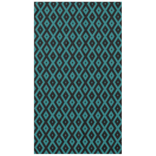 Nappe Le Teal and Black Diamond