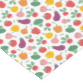 Nappe Légumes joyeux sur blanc (Angle)