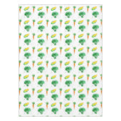 Nappe Légumes organiques d'aquarelle (Devant)