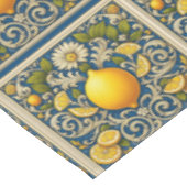 Nappe Lemon Amalfi Blue Mediterranean Art Nouveau (Angle)
