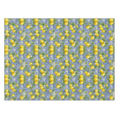 Nappe Lemon Blue French Country Watercolor Tile (Devant (Horizontal))