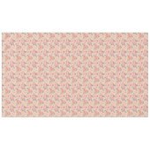 Nappe Lemon  Floral pink Peony rustic Pattern  (Devant (Horizontal))