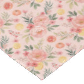 Nappe Lemon  Floral pink Peony rustic Pattern  (Angle)