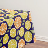 Nappe Lemon yellow orange  Pattern blue (In Situ)