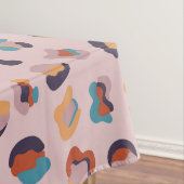 Nappe Leopard animal rose moderne (In Situ)