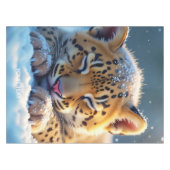 Nappe Léopard bébé hiver mignon fantastique (Devant (Horizontal))