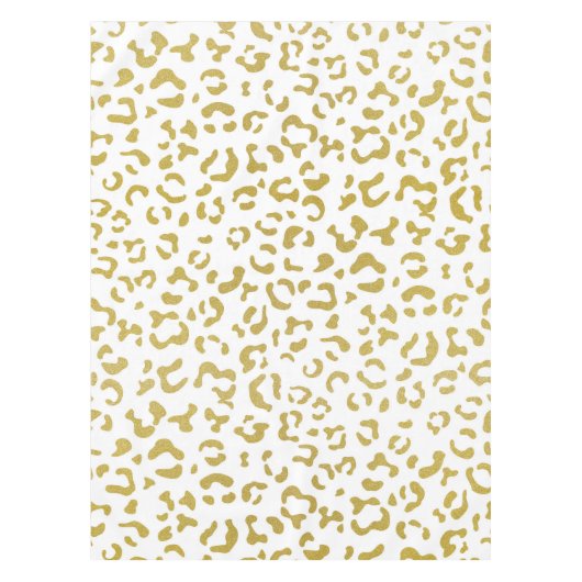 Nappe Leopard d'or, Parties scintillant d'or, Empreinte  (Devant)