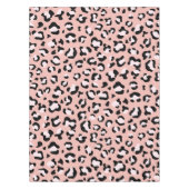 Nappe Léopard Print, Léopard Spots, Rose Léopard (Devant)