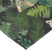 Nappe Léopards modernes Tigres Jungle Plante Black Desig (Angle)