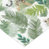 Nappe Léopards modernes Tigres Jungle Plantes (Angle)