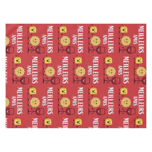 Nappe Les amateurs de fromage français (Devant (Horizontal))