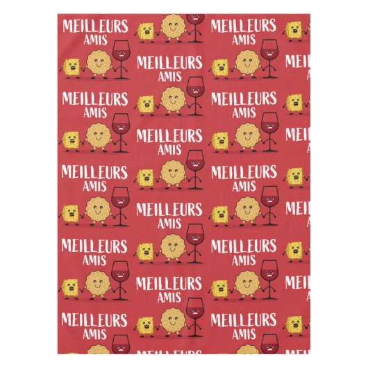 Nappe Les amateurs de fromage français (Devant)