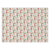 Nappe Les animaux de Noël dans les tenues de fête Motif (Devant (Horizontal))