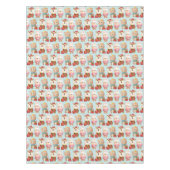 Nappe Les animaux de Noël dans les tenues de fête Motif (Devant)