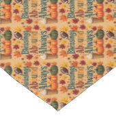 Nappe Les Bénédictions Abondent Toujours Design Automne (Angle)