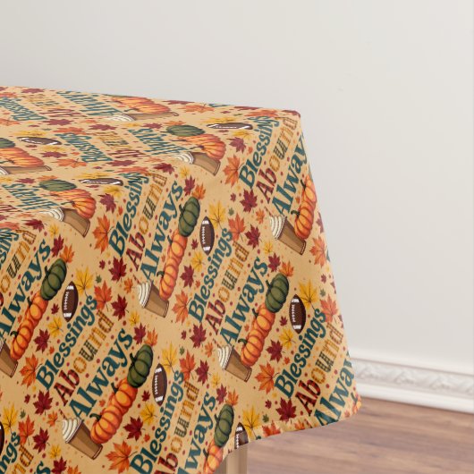 Nappe Les Bénédictions Abondent Toujours Design Automne (In Situ)