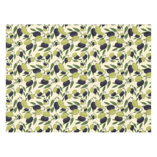 Nappe Les branches d'olivier sur outre du blanc part du (Devant (Horizontal))