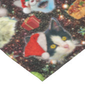 Nappe Les chats de Noël dans la galaxie de l'espace (Angle)