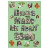 Nappe Les Chiens Font Chanter Mon Coeur, (Devant)
