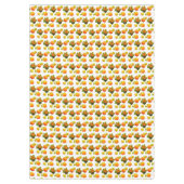 Nappe Les Citrouilles de Thanksgiving et les feuilles d' (Devant)