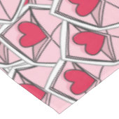 Nappe Les coeurs de Valentine sur des enveloppes (Angle)