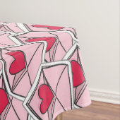 Nappe Les coeurs de Valentine sur des enveloppes (In Situ)