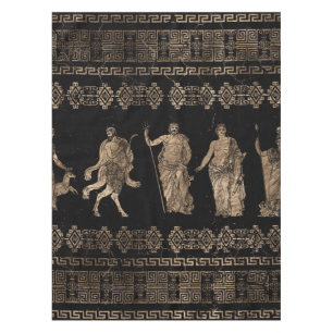 Nappe Les divinités grecques et l'ornement de Meander