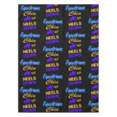 Nappe Les équestres se penchent vers le haut vers le bas (Devant)