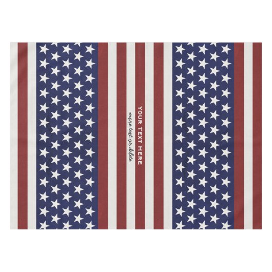 Nappe Les Etats-Unis drapeau américain coutume (Devant (Horizontal))