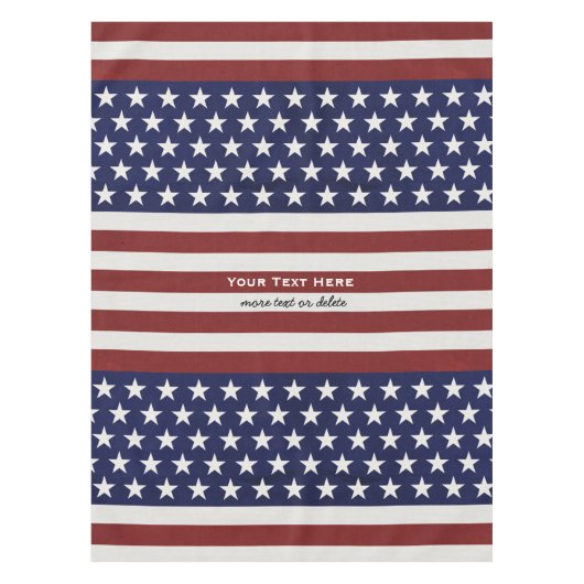 Nappe Les Etats-Unis drapeau américain coutume (Devant)