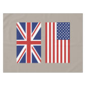 Nappe Les Etats-Unis et drapeaux BRITANNIQUES (Devant (Horizontal))