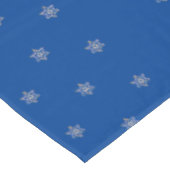 Nappe Les étoiles juives florales sur un Arrière - plan  (Angle)