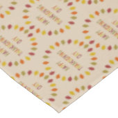 Nappe Les Feuilles de chêne de Thanksgiving (Angle)