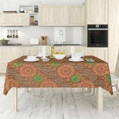 Nappe Les fibres de dispersion pluvieuse orangée texturé