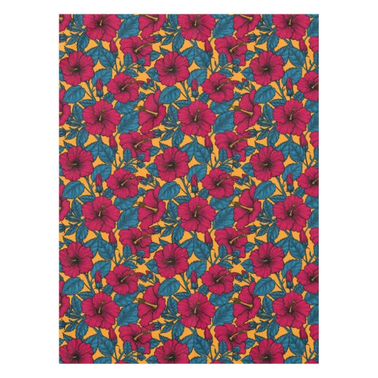 Nappe Les fleurs d'Hibiscus (Devant)