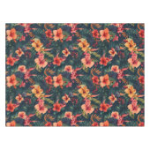 Nappe Les Fleurs D'Hibiscus, Un Modèle Floral Tropical (Devant (Horizontal))