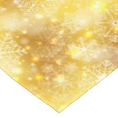 Nappe Les flocons de neige en or (Angle)