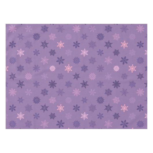 Nappe Les flocons de neige (violet) (Devant (Horizontal))